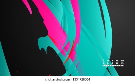 Colorful geometric backgrounds. Simple form composition. Eps10 vector template