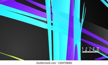 Colorful geometric backgrounds. Simple form composition. Eps10 vector template