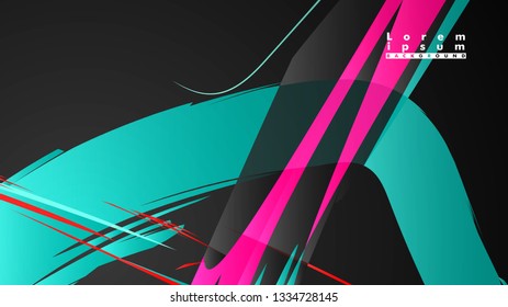Colorful geometric backgrounds. Simple form composition. Eps10 vector template