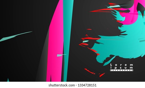 Colorful geometric backgrounds. Simple form composition. Eps10 vector template