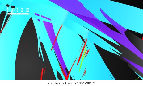 Colorful geometric backgrounds. Simple form composition. Eps10 vector template