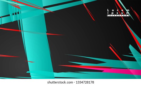 Colorful geometric backgrounds. Simple form composition. Eps10 vector template