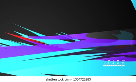 Colorful geometric backgrounds. Simple form composition. Eps10 vector template