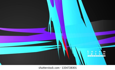 Colorful geometric backgrounds. Simple form composition. Eps10 vector template
