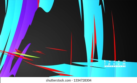 Colorful geometric backgrounds. Simple form composition. Eps10 vector template