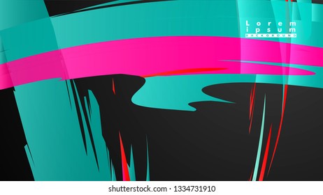 Colorful geometric backgrounds. Simple form composition. Eps10 vector template