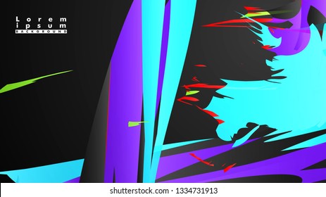 Colorful geometric backgrounds. Simple form composition. Eps10 vector template