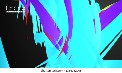 Colorful geometric backgrounds. Simple form composition. Eps10 vector template