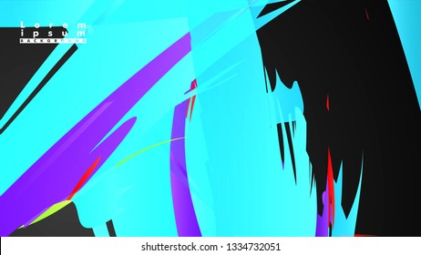 Colorful geometric backgrounds. Simple form composition. Eps10 vector template