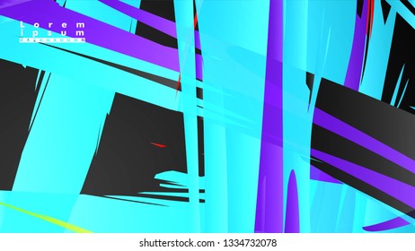Colorful geometric backgrounds. Simple form composition. Eps10 vector template