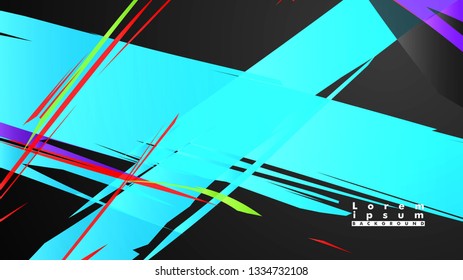 Colorful geometric backgrounds. Simple form composition. Eps10 vector template