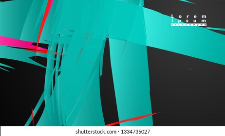 Colorful geometric backgrounds. Simple form composition. Eps10 vector template
