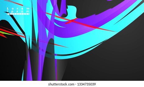 Colorful geometric backgrounds. Simple form composition. Eps10 vector template