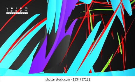 Colorful geometric backgrounds. Simple form composition. Eps10 vector template