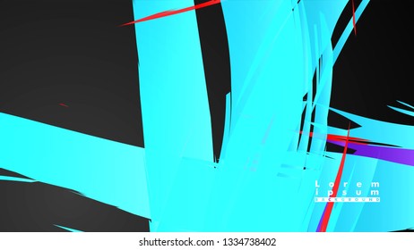Colorful geometric backgrounds. Simple form composition. Eps10 vector template
