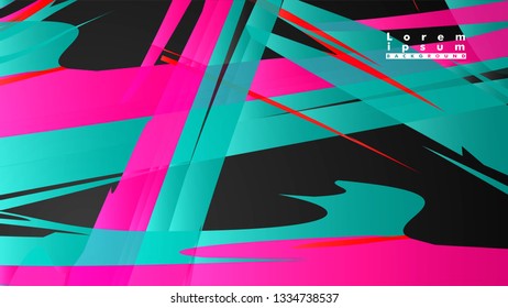 Colorful geometric backgrounds. Simple form composition. Eps10 vector template