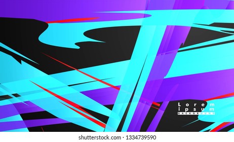 Colorful geometric backgrounds. Simple form composition. Eps10 vector template