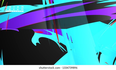 Colorful geometric backgrounds. Simple form composition. Eps10 vector template