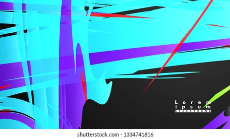 Colorful geometric backgrounds. Simple form composition. Eps10 vector template