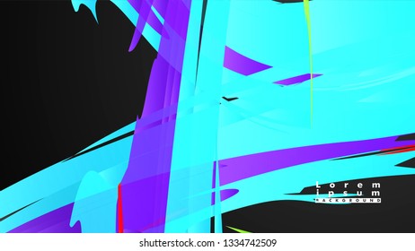 Colorful geometric backgrounds. Simple form composition. Eps10 vector template