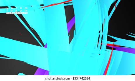 Colorful geometric backgrounds. Simple form composition. Eps10 vector template