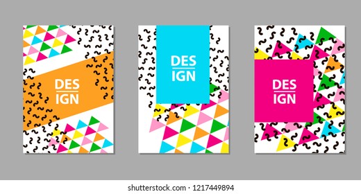 covers flat geometric pattern