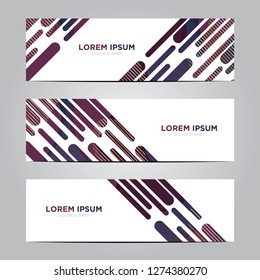 Colorful geometric banner. Fluid shapes composition. Modern vector template. Eps 10