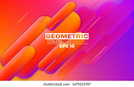 colorful geometric blurred gradient mesh background. Gradient shapes composition. Applicable for gift card, cover poster, on wall template,  landing page, ui, ux ,coverbook,  baner, social media