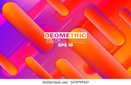 colorful geometric blurred gradient mesh background. Gradient shapes composition. Applicable for gift card, cover poster, on wall template,  landing page, ui, ux ,coverbook,  baner, social media