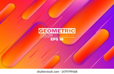 colorful geometric blurred gradient mesh background. Gradient shapes composition. Applicable for gift card, cover poster, on wall template,  landing page, ui, ux ,coverbook,  baner, social media