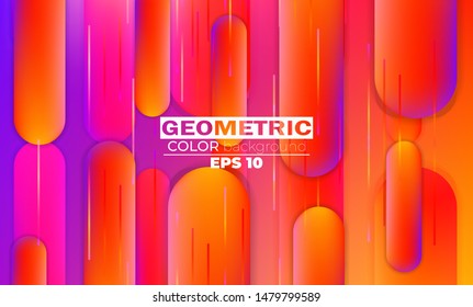 colorful geometric blurred gradient mesh background. Gradient shapes composition. Applicable for gift card, cover poster, on wall template,  landing page, ui, ux ,coverbook,  baner, social media