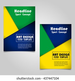 Colorful Geometric Book Cover Layout Design.Abstract Art Presentation Background.Leaflet,Flyer or Brochure Cover Layout Design.Annual Report Cover Template in A4 size Layout Design.Vector Illustration