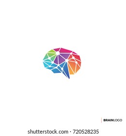 Colorful Geometric Brain 