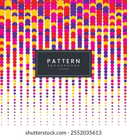 Colorful Geometric Circle Dots Shapes Vector
