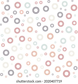 Colorful geometric circles background. Abstract pattern background. Shapes pattern. Colorful wrapping paper.