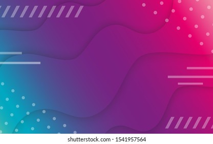 Colorful geometric and curve background. Abstract curve composition.