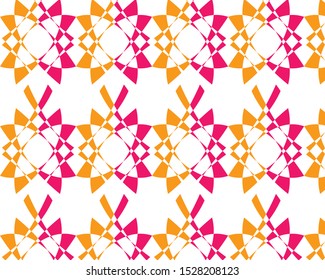 Colorful geometric decorative pattern for textile printing and amazing wallpaper 