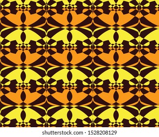 Colorful geometric decorative pattern for textile printing and amazing wallpaper 