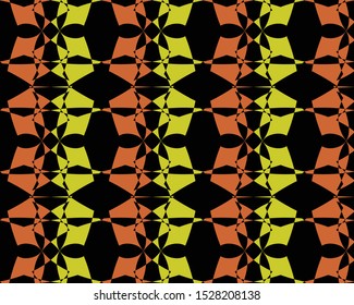 Colorful geometric decorative pattern for textile printing and amazing wallpaper 