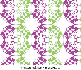 Colorful geometric decorative pattern for textile printing and amazing wallpaper 