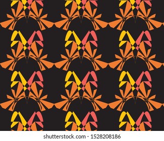 Colorful geometric decorative pattern for textile printing and amazing wallpaper 