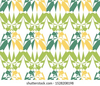 Colorful geometric decorative pattern for textile printing and amazing wallpaper 