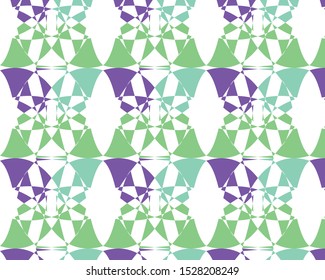 Colorful geometric decorative pattern for textile printing and amazing wallpaper 