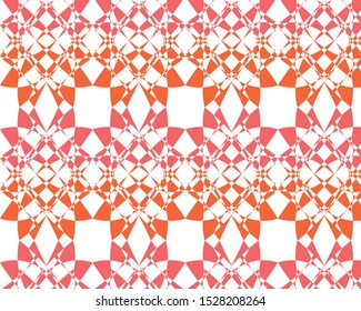 Colorful geometric decorative pattern for textile printing and amazing wallpaper 