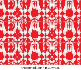 Colorful geometric decorative shape for textile 