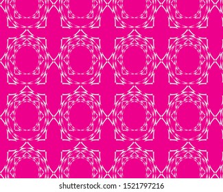 Colorful geometric decorative shape for textile 