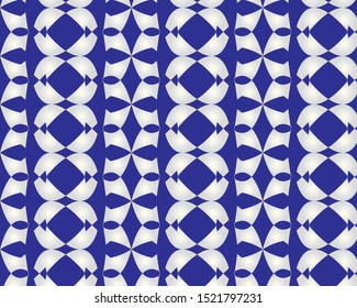 Colorful geometric decorative shape for textile 