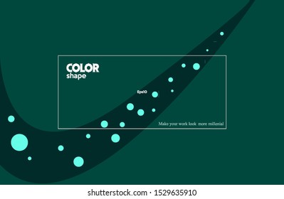 Colorful geometric design background. Globe gradient shape compositio. Futuristic for design poster and banner eps10 -Vector