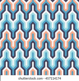 Colorful geometric design. Seamless pattern. Vector.