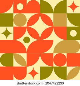 colorful geometric designe shape pattern grafic elements decorative mosaic 